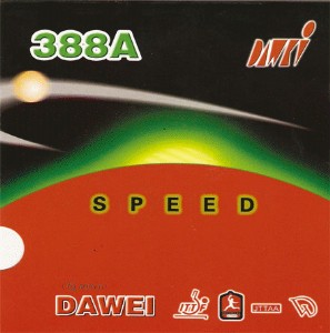 大維 388A speed 平面膠皮 (紅色) 　[特價